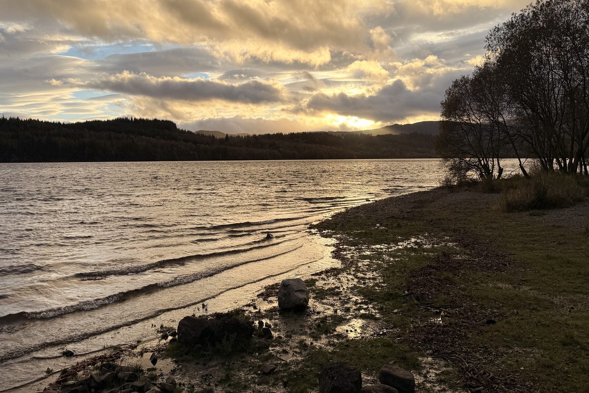 Loch shoreline near Callander
